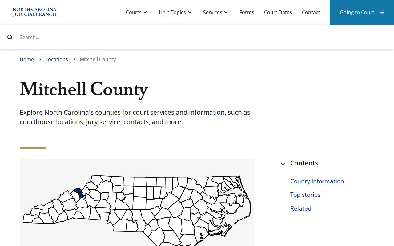 Mitchell County arrest court record services