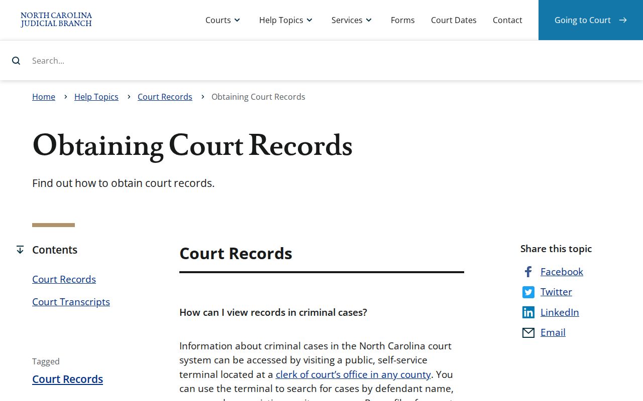 Mitchell County court case record access channels